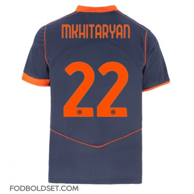 Inter Milan Henrikh Mkhitaryan #22 Tredjetrøje 2025-26 Kortærmet Inter Milan Henrikh Mkhitaryan #22 Tredjetrøje 2025-26 Kortærmet